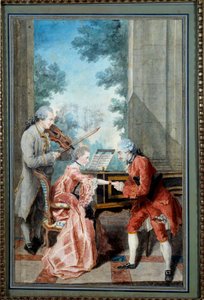 Mademoiselle Delou, Monsieur Philippe e Monsieur de Texier Un gentiluomo rende omaggio a una giovane pianista da Carmontelle