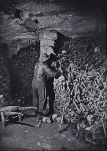 Nelle catacombe di Parigi da Nadar