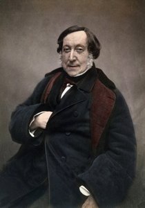 Gioachino (Antonio) Rossini (1792-1868) compositore italiano. dopo una fotografia di Nadar