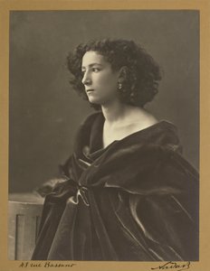 Ritratto di Sarah Bernhardt nel 1864 di Nadar
