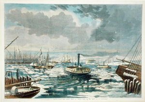 Rompere il ghiaccio a New York - una vista dall