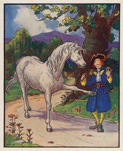 Illustrazione per I viaggi di Gulliver di Jonathan Swift da (after) American School