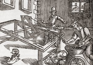 Avvolgimento della seta, facsimile di un