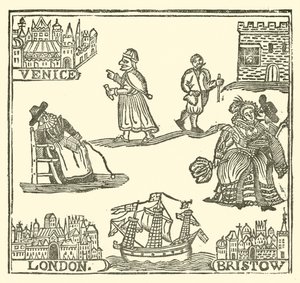 Illustrazione per The Roxburghe Ballads da (after) English School