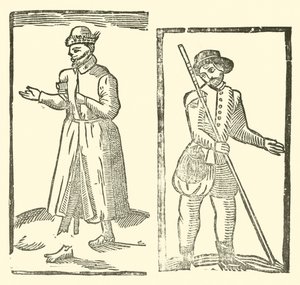 Illustrazione per The Roxburghe Ballads (xilografia) da (after) English School