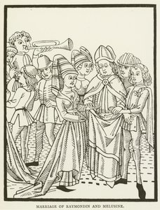 Matrimonio di Raymondin e Melusine da (after) English School
