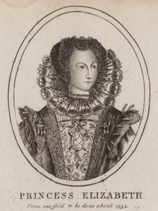 Principessa Elisabetta, figlia di Re Enrico VIII e Anna Bolena