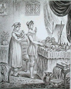 Progresso della toilette: il corsetto