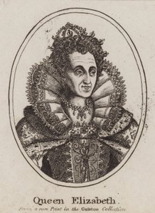 Regina Elisabetta I (incisione) da (after) English School