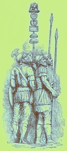 Soldati romani, illustrazione per 