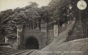 Tunnel di Shugborough, vicino a Stafford da (after) English photographer