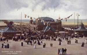 Southport Pier e Pavilion da (after) English photographer