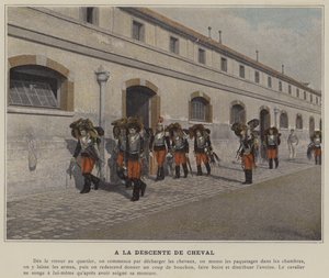Alla discesa da cavallo