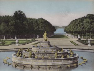 Bassin de Latone, Bacino di Latona (foto a colori) da (after) French Photographer
