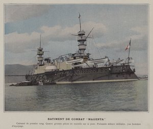 Nave da combattimento "Magenta" da (after) French Photographer