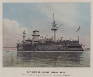 Nave da combattimento "Redoutable" da (after) French Photographer