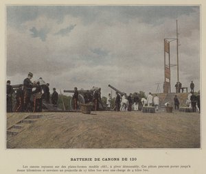 Batteria di cannoni da 120