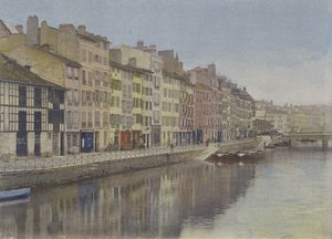Bayonne, Un molo della Nive da (after) French Photographer