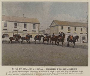 Scuola del Cavaliere a Cavallo, Esercizi di Flessibilità