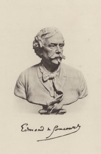 Edmond de Goncourt, romanziere francese (foto in b/n) da (after) French Photographer