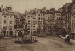 La place Dauphine, parte demolita nel 1875 da (after) French Photographer