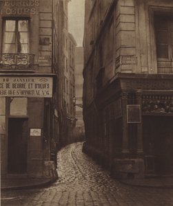 La rue Tirechape, vista da rue Saint-Honore, demolita per rue du Pont-Neuf da (after) French Photographer