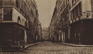 La rue des Moulins verso il 1866, demolita per l