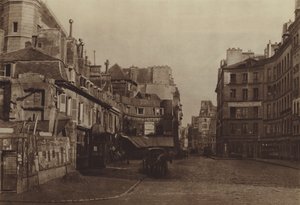 Il carré Saint-Martin, visto dalla rue Réaumur da (after) French Photographer