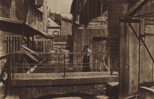 Le rive della Bievre in fondo alla rue des Gobelins