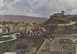 Lourdes, Vista generale da (after) French Photographer