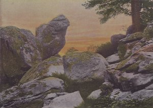 Rochers du mont Ussy (foto colorata) da (after) French Photographer