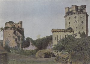 Rovine del castello di Elven da (after) French Photographer