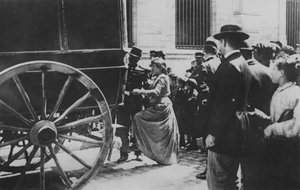 Il furgone della polizia