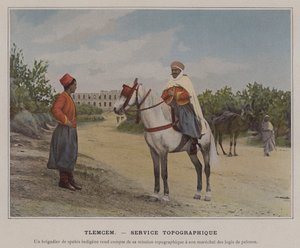 Tlemcen, servizio topografico da (after) French Photographer