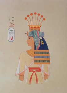 Ritratto della regina Nebto, figlia di Ramses-Meiamoun, da 