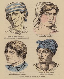 Influenza del sole e della posizione geografica sulle persone da (after) French School