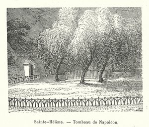 Sainte-Helene, Tomba di Napoleone da (after) French School
