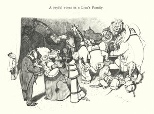 Un Evento Gioioso in una Famiglia di Leoni