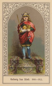Luigi il Fanciullo, Re della Francia Orientale da (after) German School