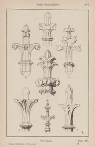 Ornamento: Ornamenti liberi, Il Finiale da (after) German School