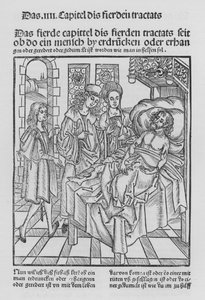 Il libro di Cirurgia di Hieronymus Brunschwig (litografia) da (after) German School