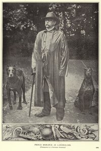 Il principe Bismarck come proprietario terriero da (after) German photographer