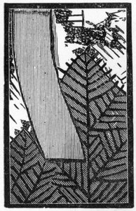 Carta da gioco giapponese con immagine di una foglia da (after) Japanese School