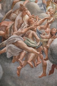Angeli che suonano strumenti musicali (dettaglio) da (c.1489 1534) Correggio