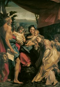 Madonna con San Girolamo (Il Giorno) da (c.1489 1534) Correggio