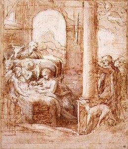 La Natività, c.1522 da (c.1489 1534) Correggio