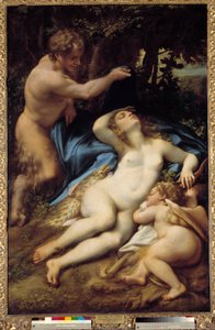 Venere, Satiro e Cupido da (c.1489 1534) Correggio