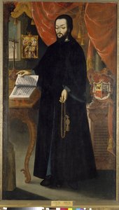Ritratto del principe Dimitri, monaco del Monastero delle Grotte di Kiev da (d.1769) Hieromonk Samuil