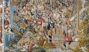 La guerra di Troia: Il ratto di Elena, c.1470 (arazzo)