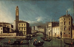 Scena di canale, Venezia da Giovanni Antonio Canal